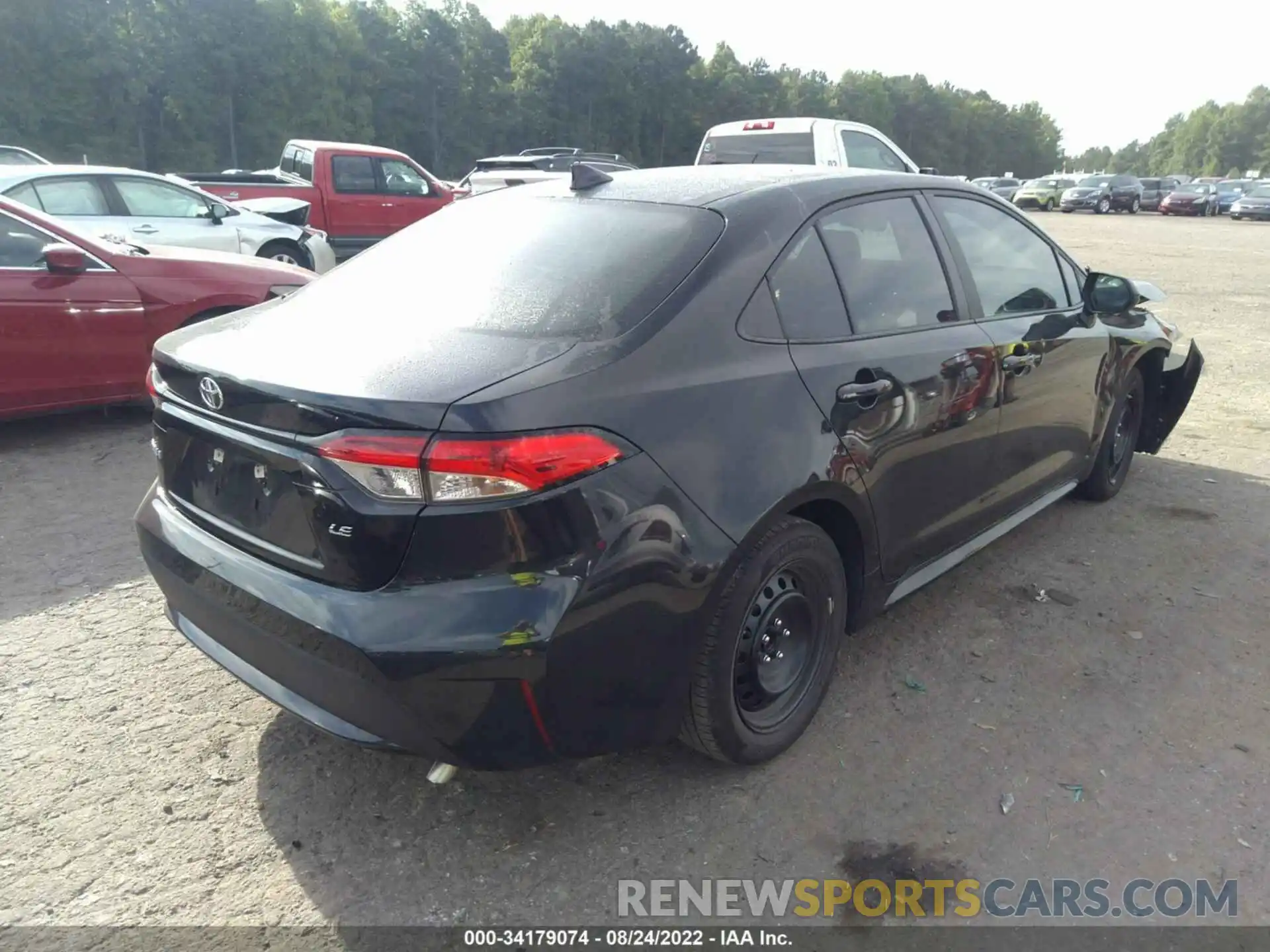 4 Photograph of a damaged car 5YFEPMAE7NP283352 TOYOTA COROLLA 2022