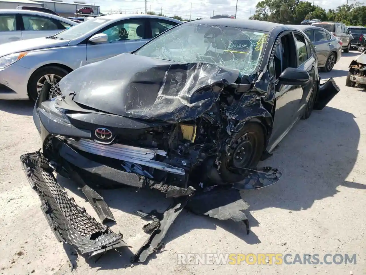 2 Photograph of a damaged car 5YFEPMAE7NP289149 TOYOTA COROLLA 2022