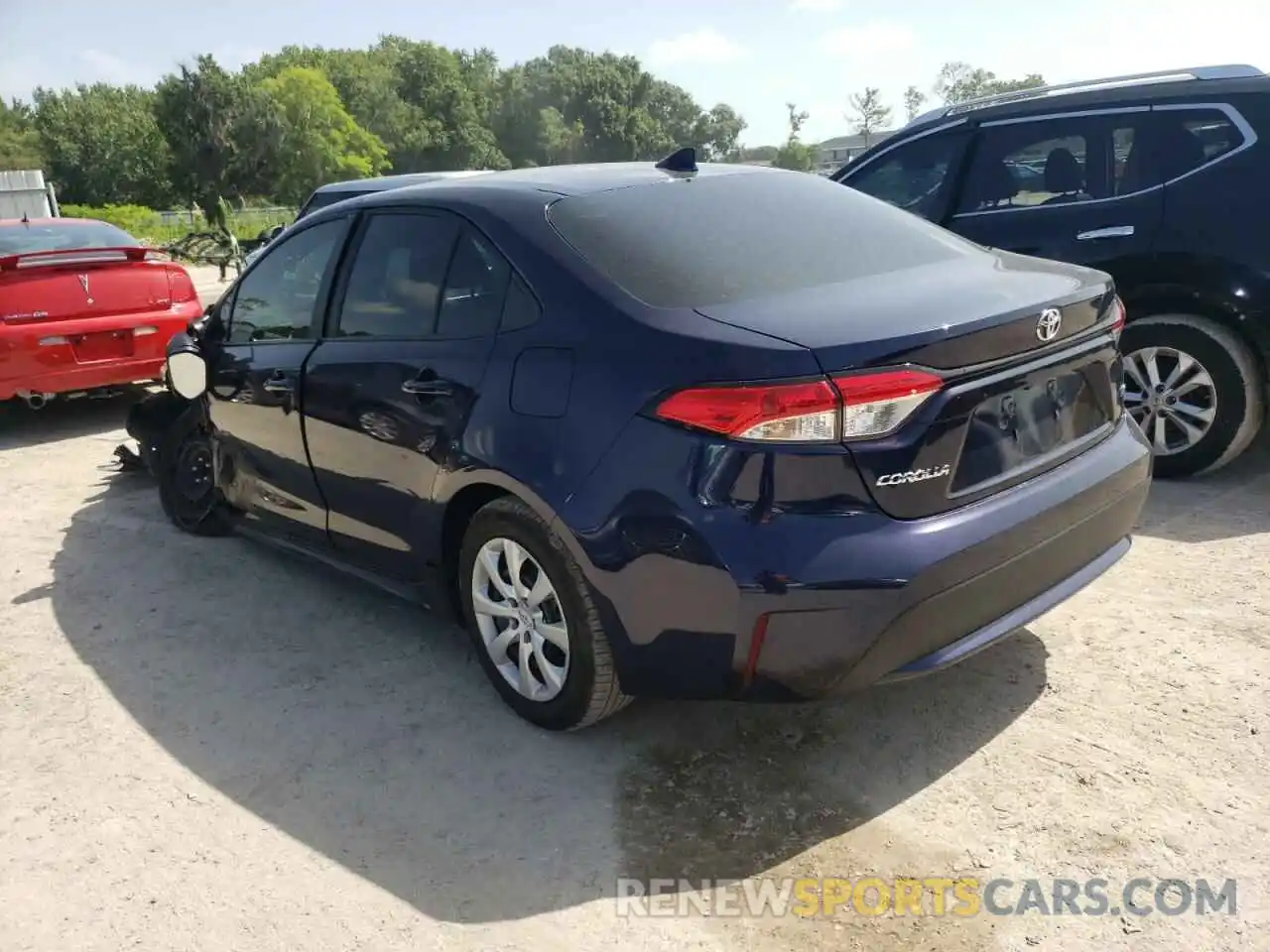 3 Photograph of a damaged car 5YFEPMAE7NP293007 TOYOTA COROLLA 2022