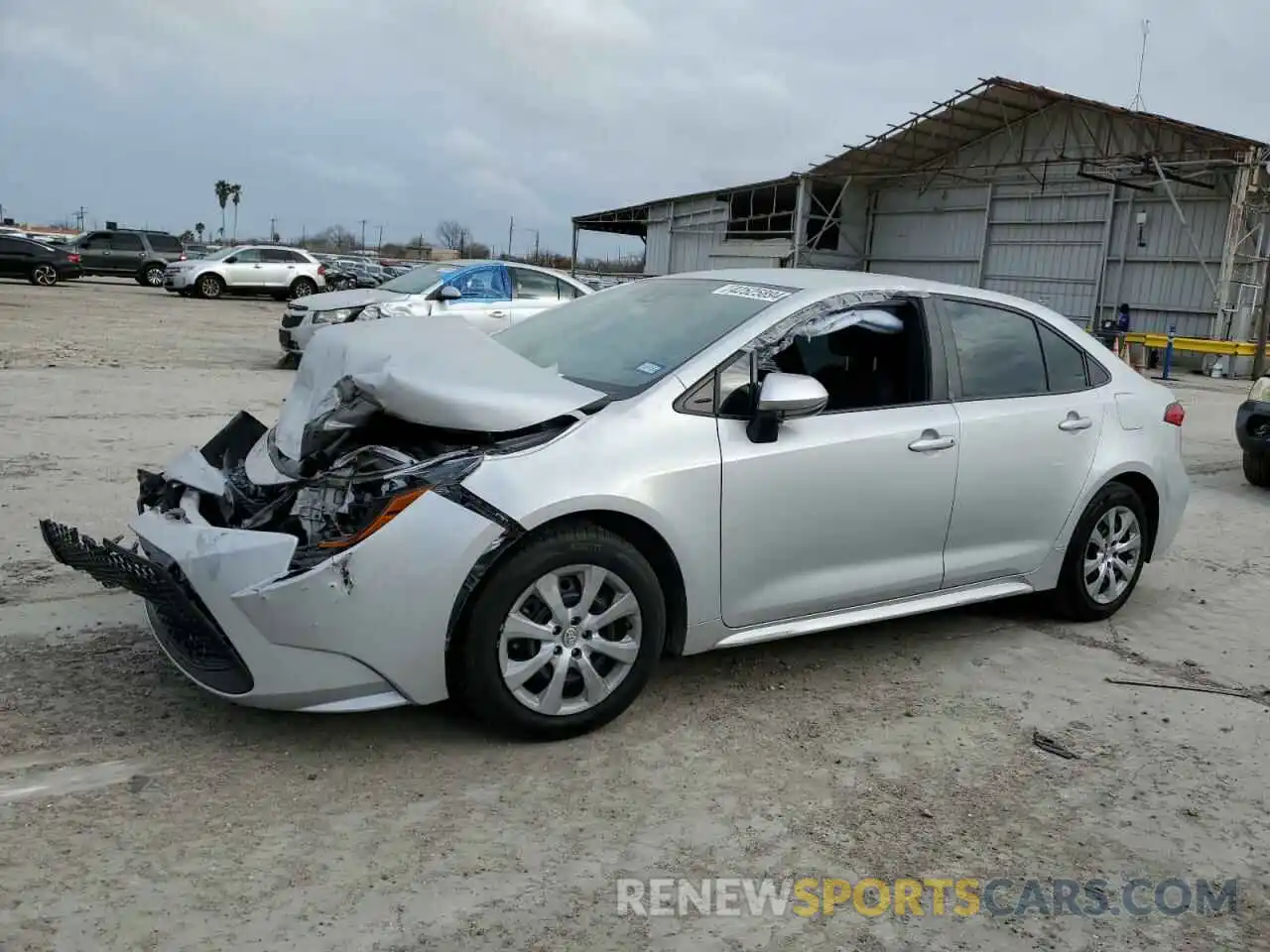 1 Photograph of a damaged car 5YFEPMAE7NP293783 TOYOTA COROLLA 2022