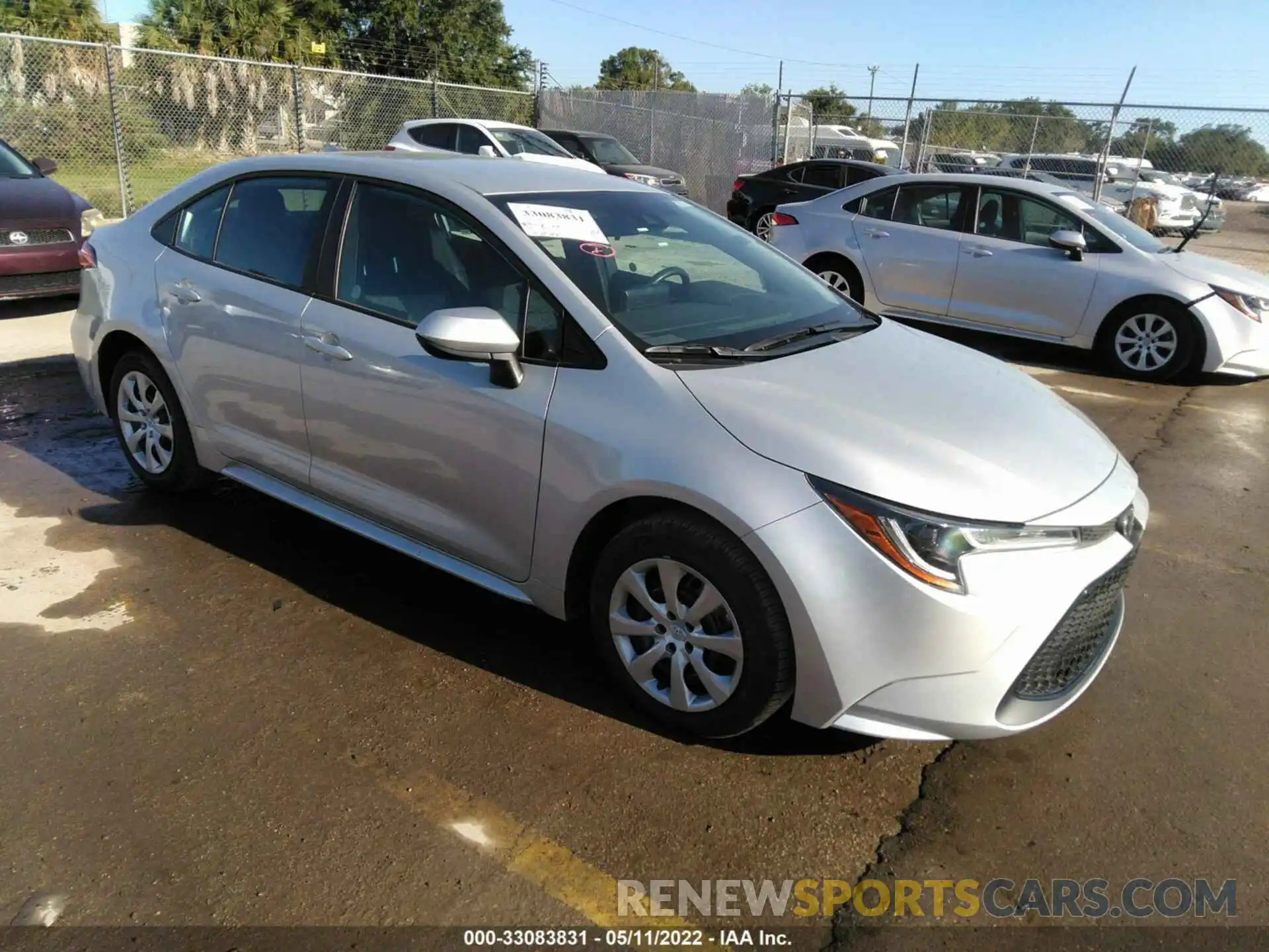 1 Photograph of a damaged car 5YFEPMAE7NP295193 TOYOTA COROLLA 2022