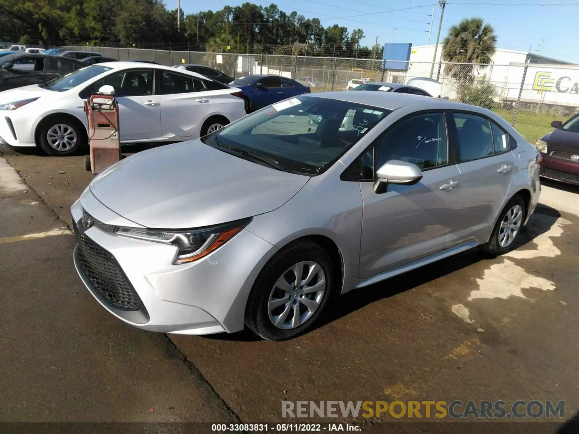 2 Photograph of a damaged car 5YFEPMAE7NP295193 TOYOTA COROLLA 2022