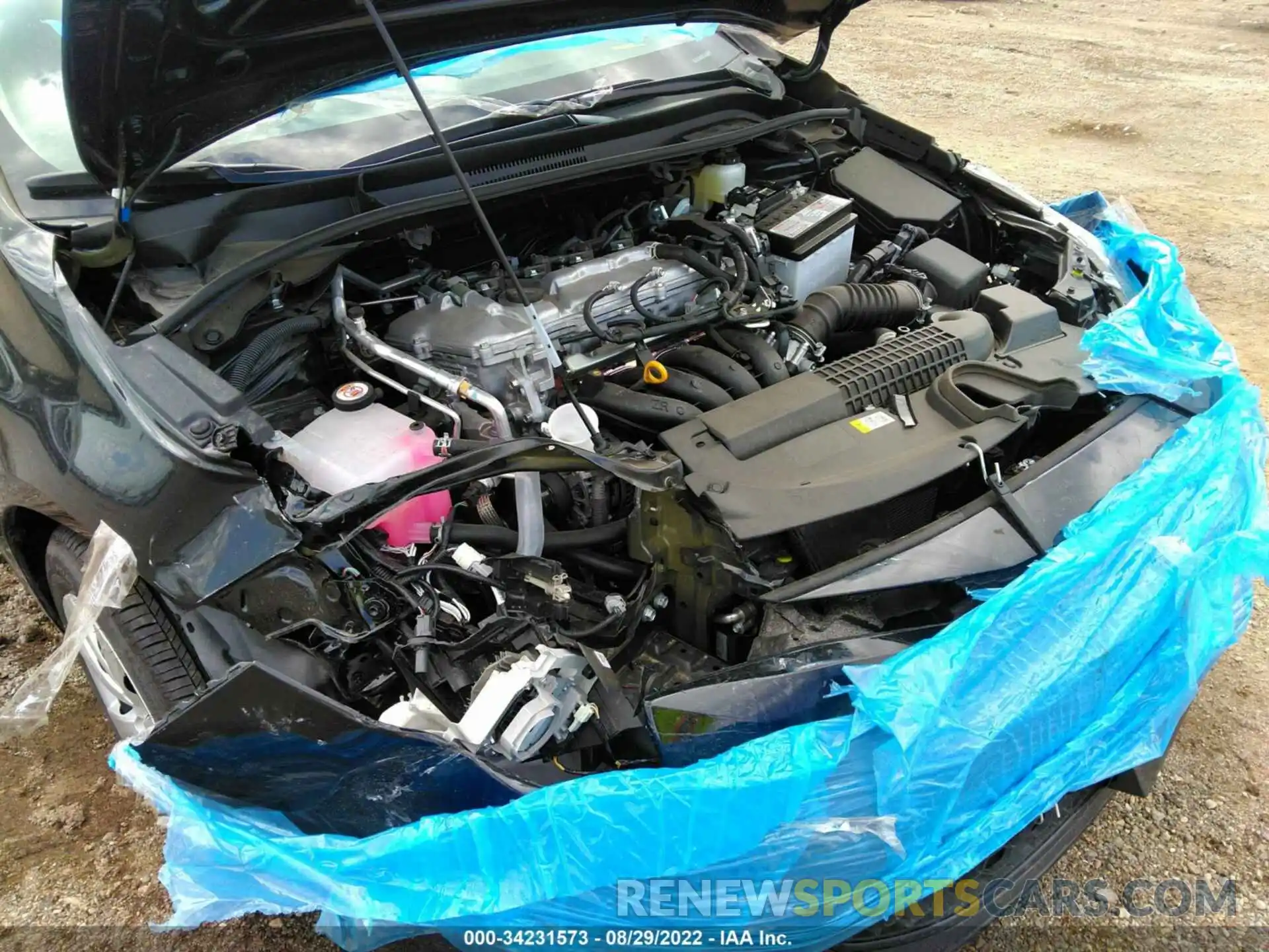 6 Photograph of a damaged car 5YFEPMAE7NP296618 TOYOTA COROLLA 2022