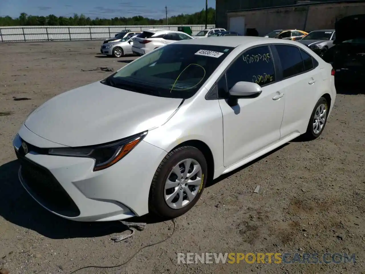 2 Photograph of a damaged car 5YFEPMAE7NP298160 TOYOTA COROLLA 2022