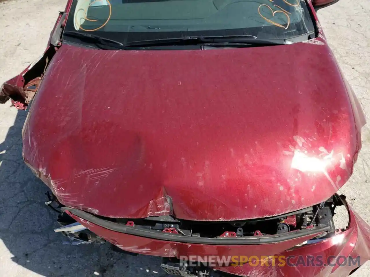 7 Photograph of a damaged car 5YFEPMAE7NP299485 TOYOTA COROLLA 2022