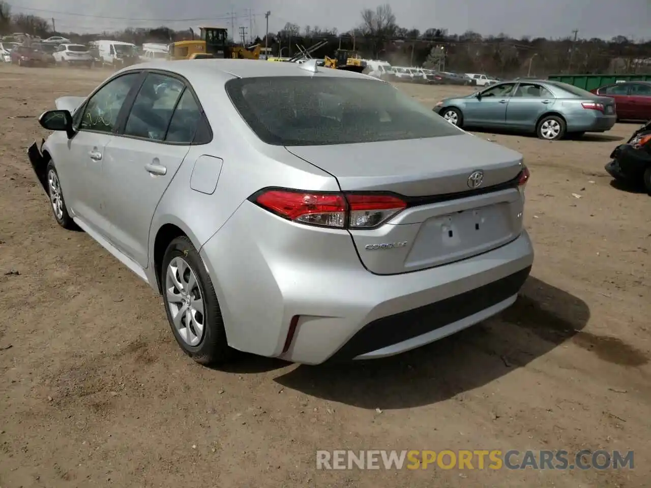 3 Photograph of a damaged car 5YFEPMAE7NP303129 TOYOTA COROLLA 2022