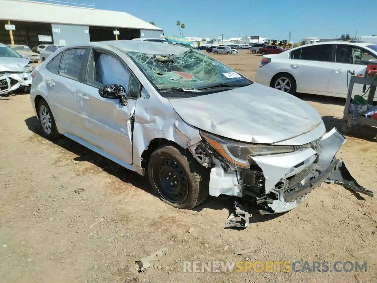 1 Photograph of a damaged car 5YFEPMAE7NP305737 TOYOTA COROLLA 2022