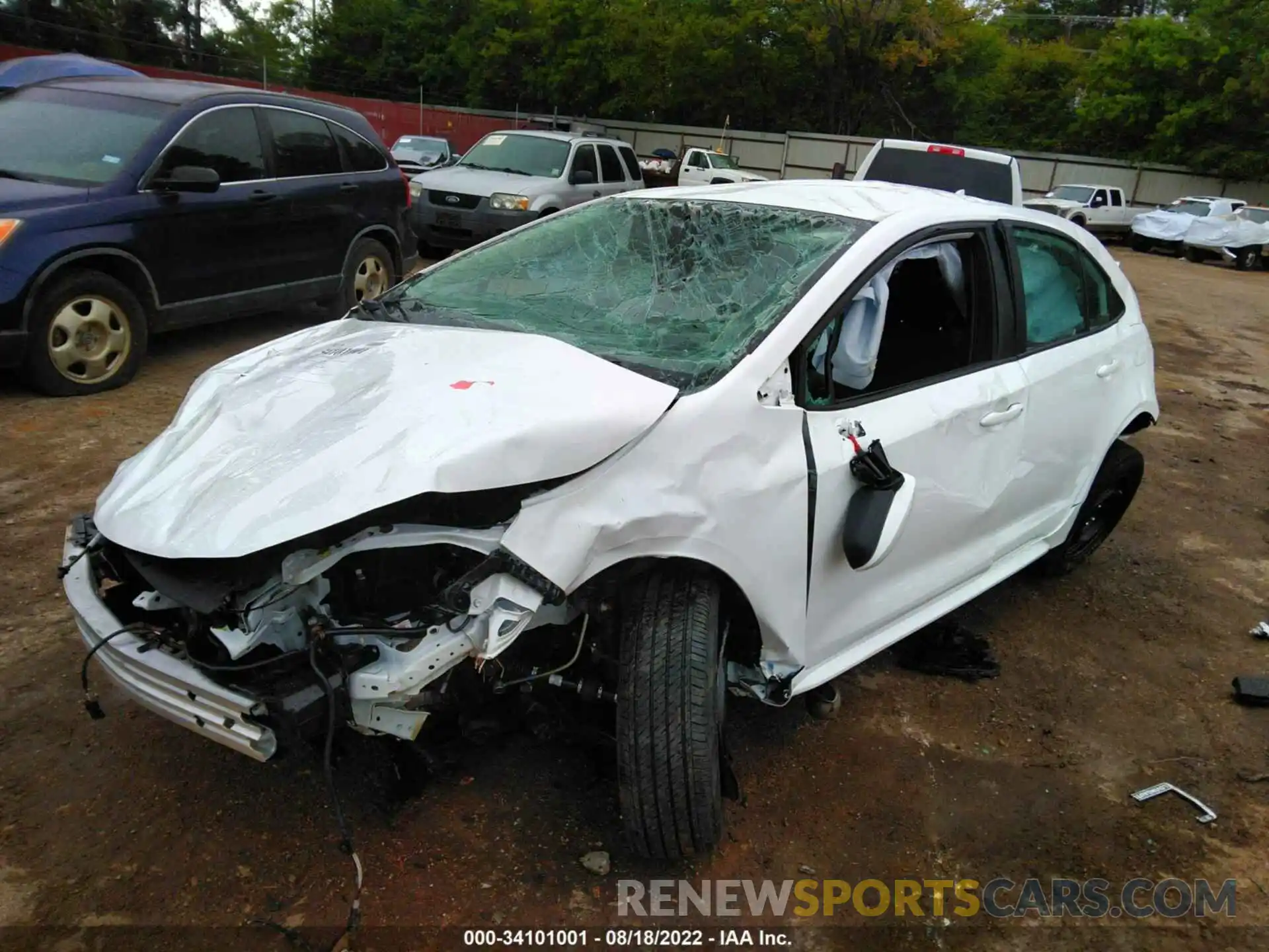 6 Photograph of a damaged car 5YFEPMAE7NP309366 TOYOTA COROLLA 2022