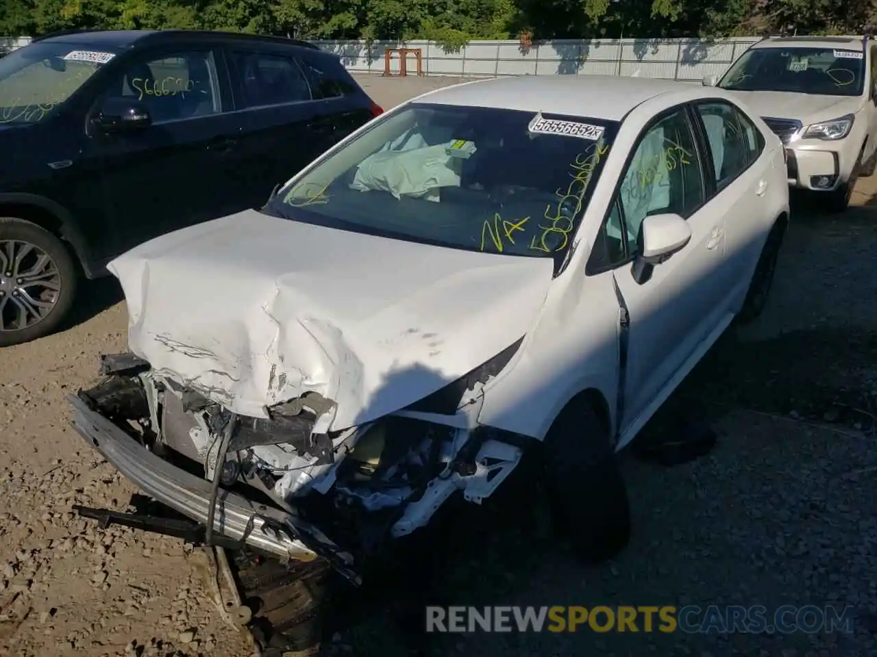 9 Photograph of a damaged car 5YFEPMAE7NP315877 TOYOTA COROLLA 2022