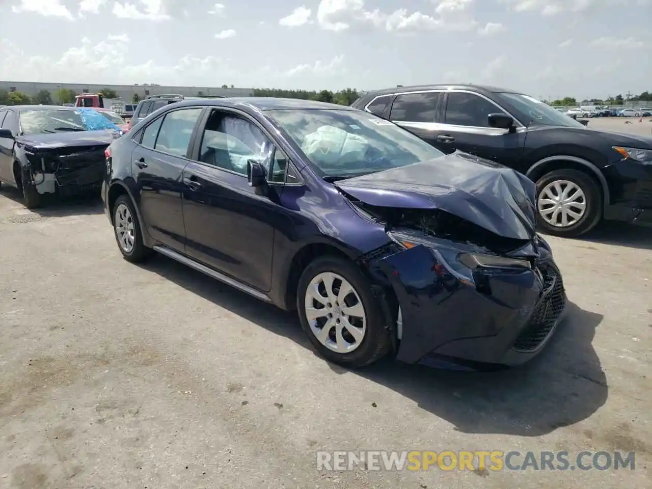 1 Photograph of a damaged car 5YFEPMAE7NP320772 TOYOTA COROLLA 2022