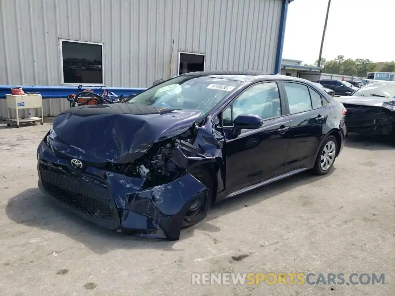 2 Photograph of a damaged car 5YFEPMAE7NP320772 TOYOTA COROLLA 2022