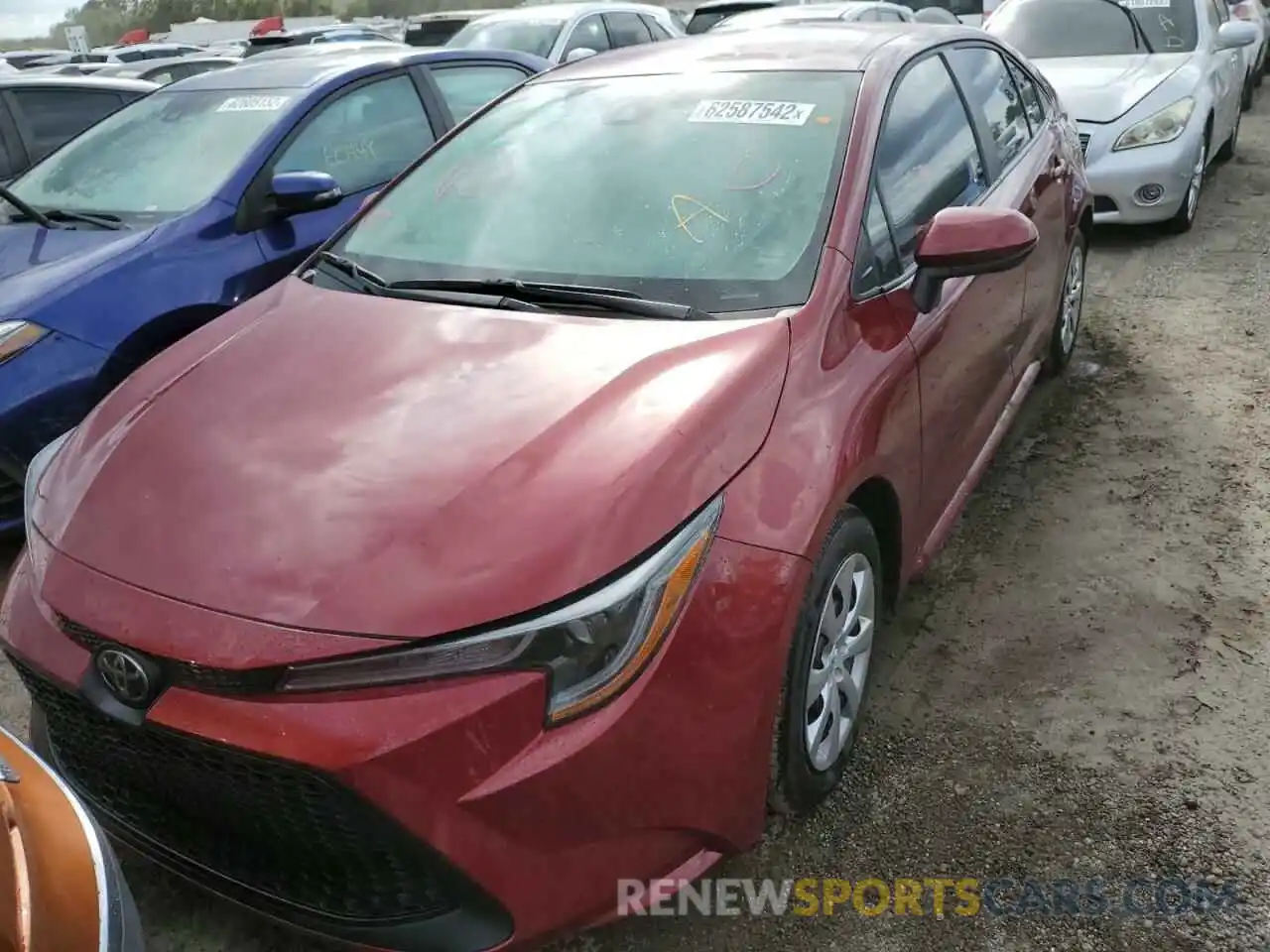 2 Photograph of a damaged car 5YFEPMAE7NP324904 TOYOTA COROLLA 2022