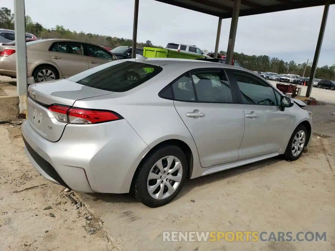 3 Photograph of a damaged car 5YFEPMAE7NP334526 TOYOTA COROLLA 2022