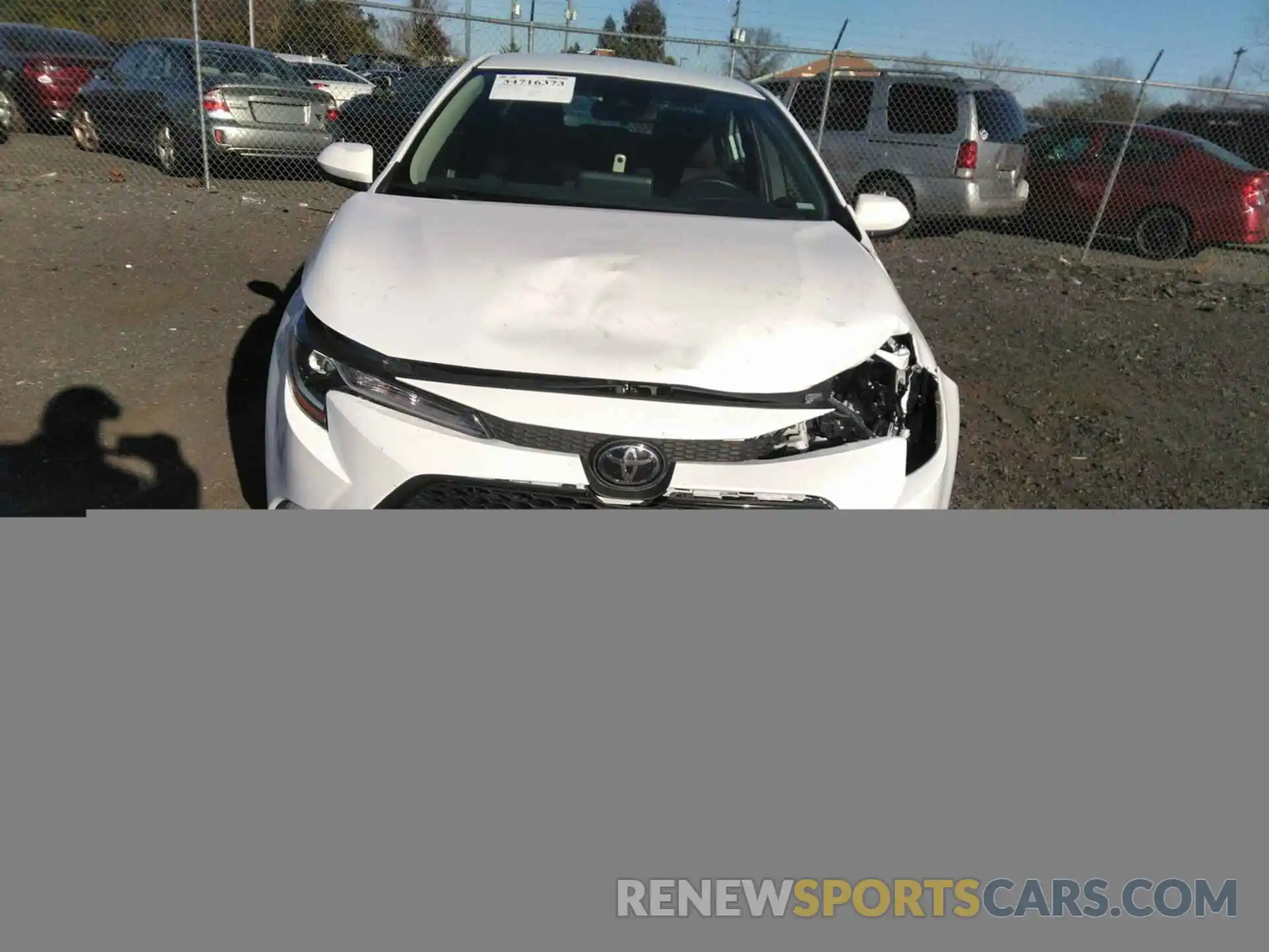 6 Photograph of a damaged car 5YFEPMAE7NP343176 TOYOTA COROLLA 2022