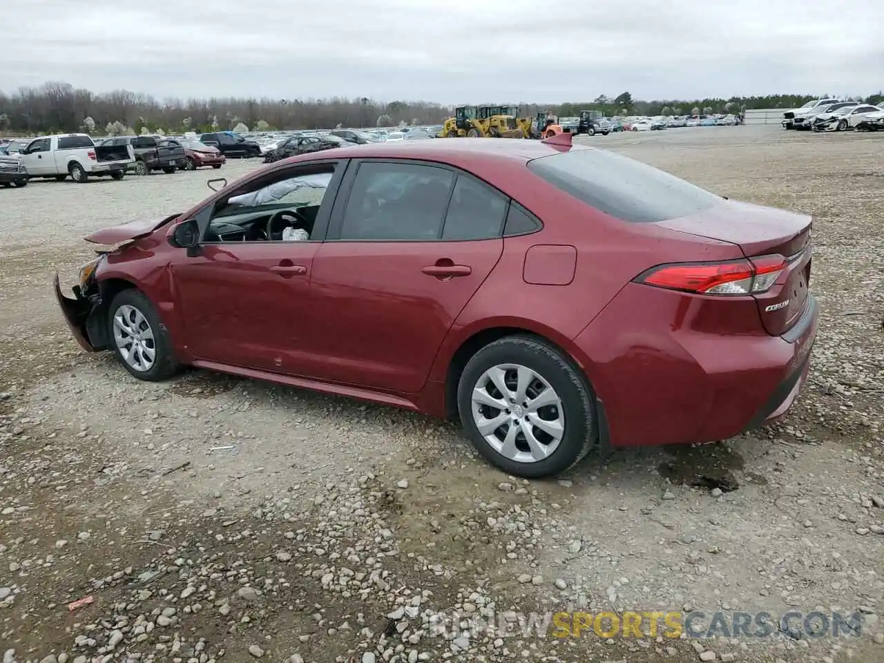 2 Photograph of a damaged car 5YFEPMAE7NP368238 TOYOTA COROLLA 2022