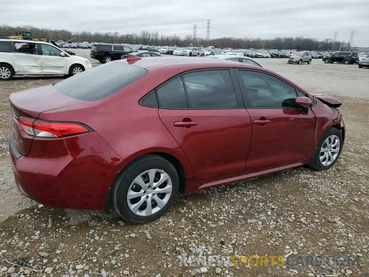 3 Photograph of a damaged car 5YFEPMAE7NP368238 TOYOTA COROLLA 2022