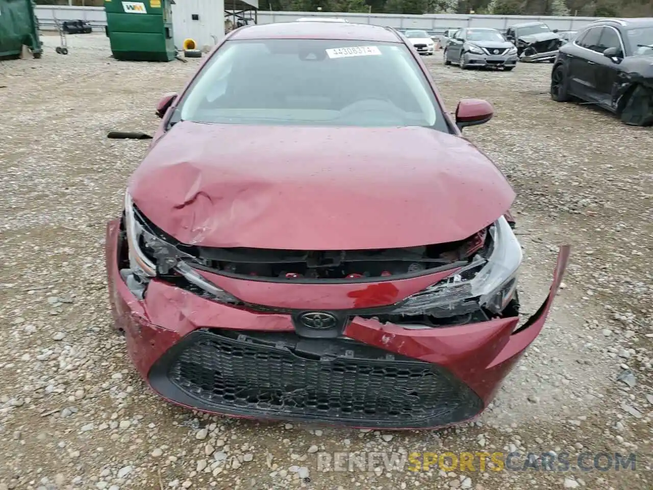 5 Photograph of a damaged car 5YFEPMAE7NP368238 TOYOTA COROLLA 2022