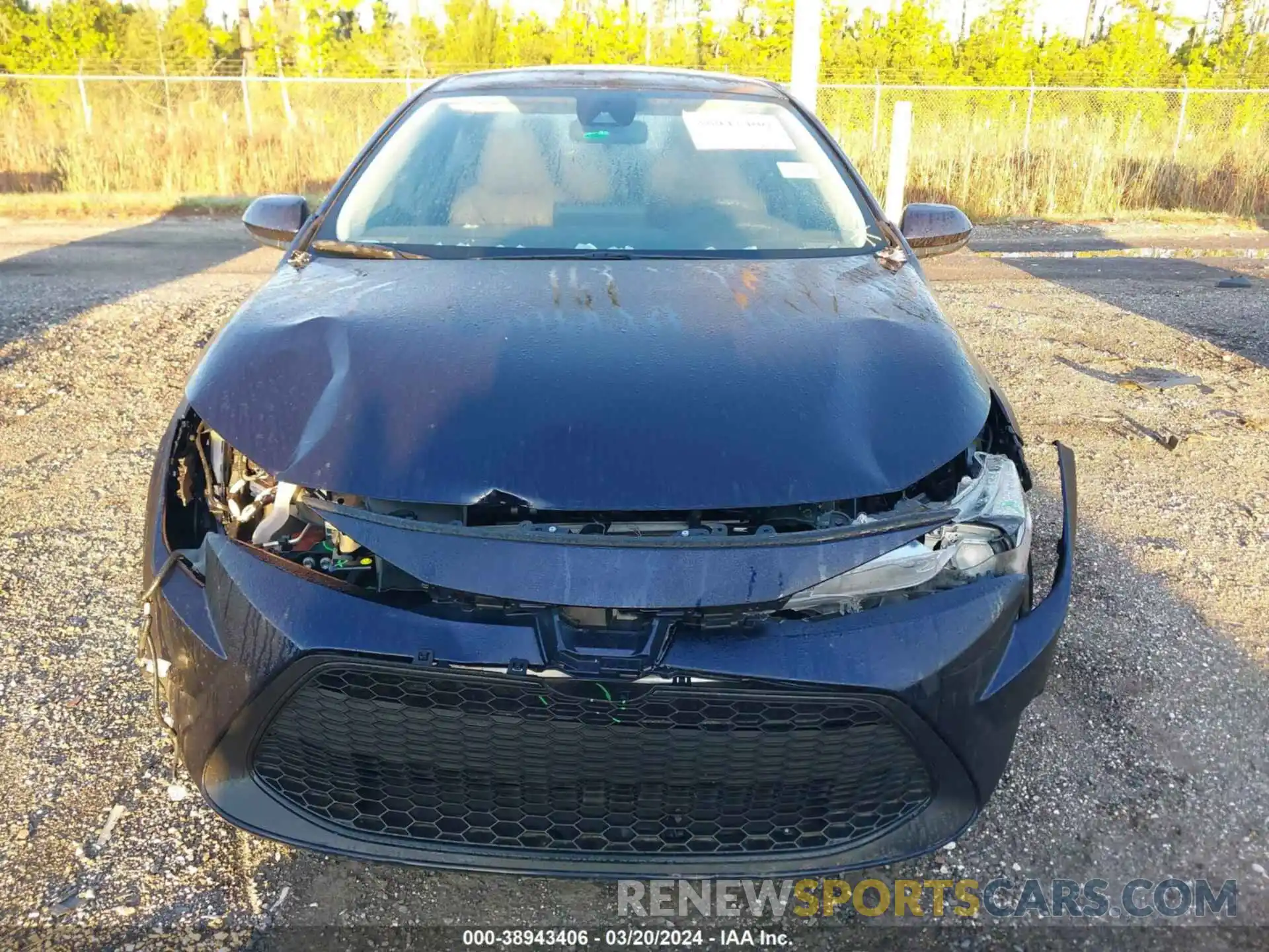 12 Photograph of a damaged car 5YFEPMAE7NP378445 TOYOTA COROLLA 2022