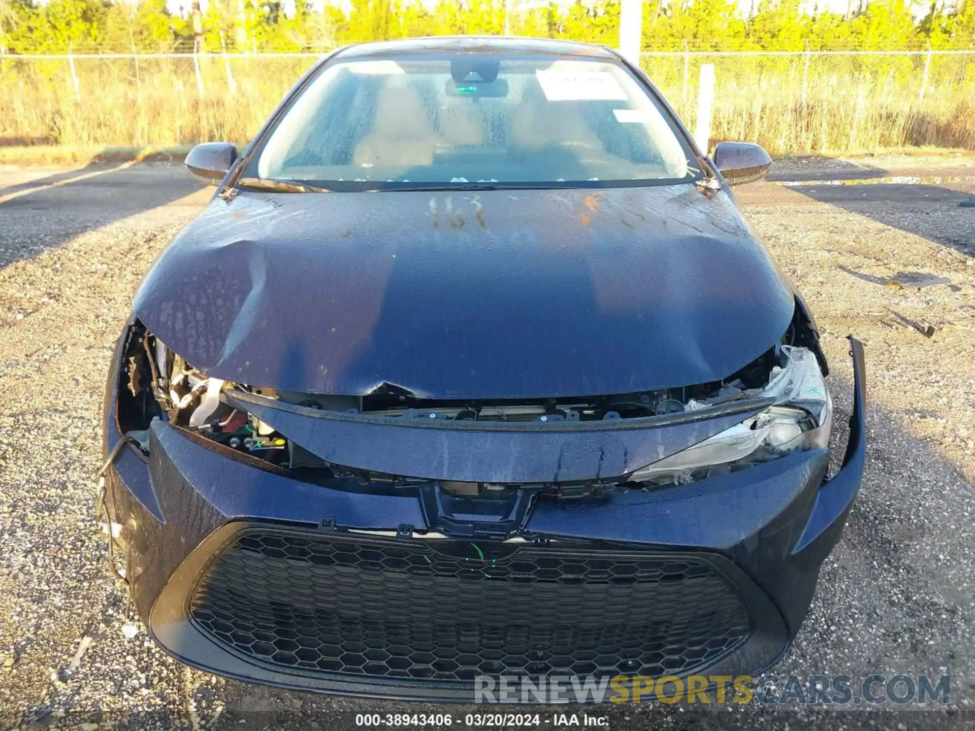 6 Photograph of a damaged car 5YFEPMAE7NP378445 TOYOTA COROLLA 2022