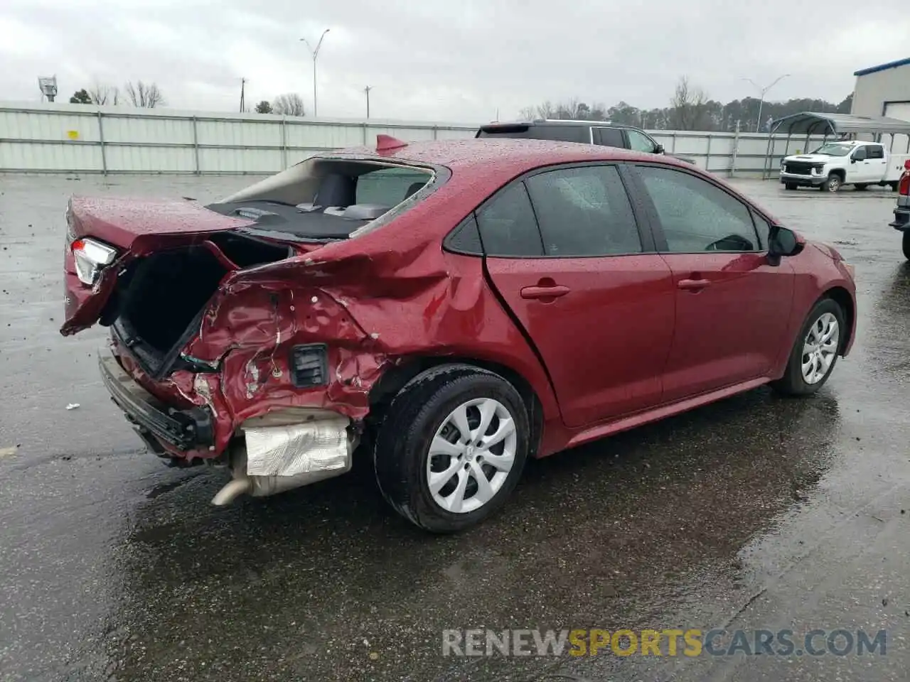 3 Photograph of a damaged car 5YFEPMAE7NP391891 TOYOTA COROLLA 2022