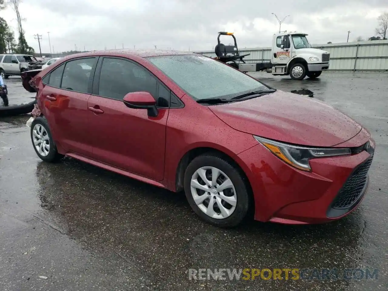 4 Photograph of a damaged car 5YFEPMAE7NP391891 TOYOTA COROLLA 2022