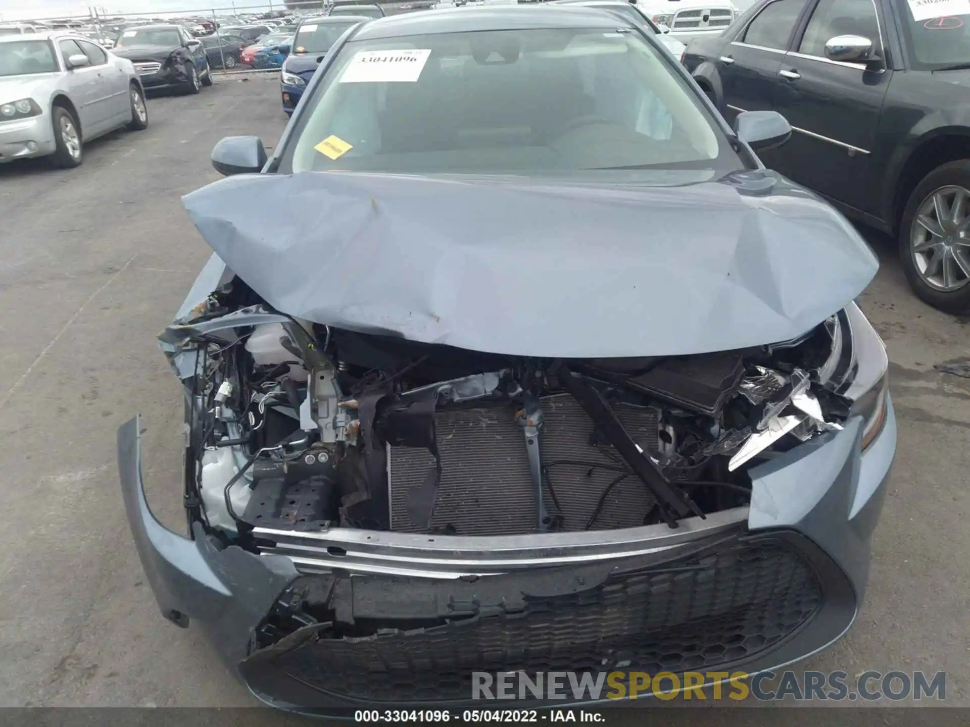 6 Photograph of a damaged car 5YFEPMAE8NP271971 TOYOTA COROLLA 2022