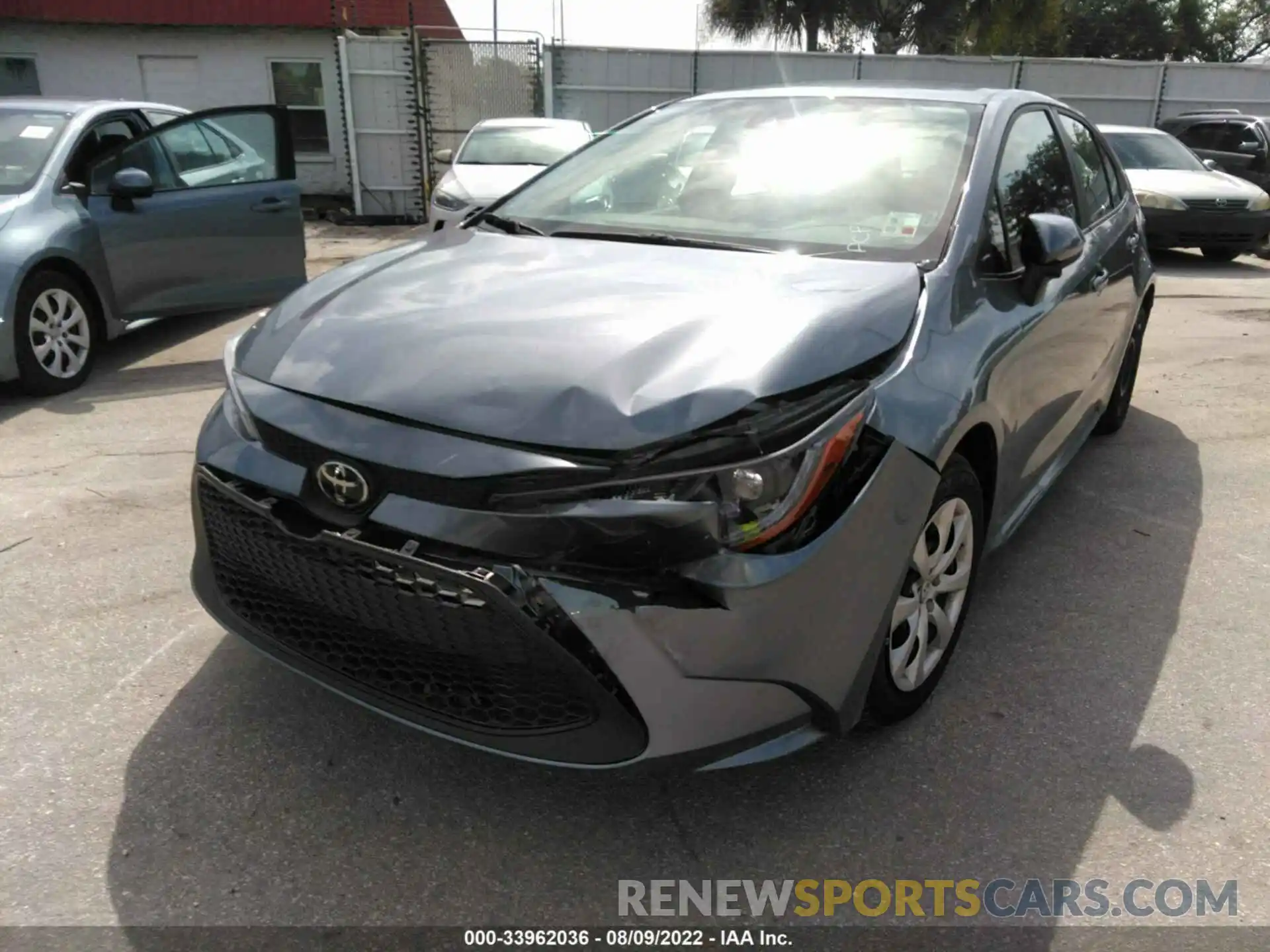 6 Photograph of a damaged car 5YFEPMAE8NP275504 TOYOTA COROLLA 2022