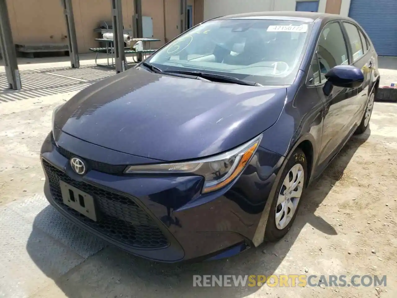 2 Photograph of a damaged car 5YFEPMAE8NP278953 TOYOTA COROLLA 2022