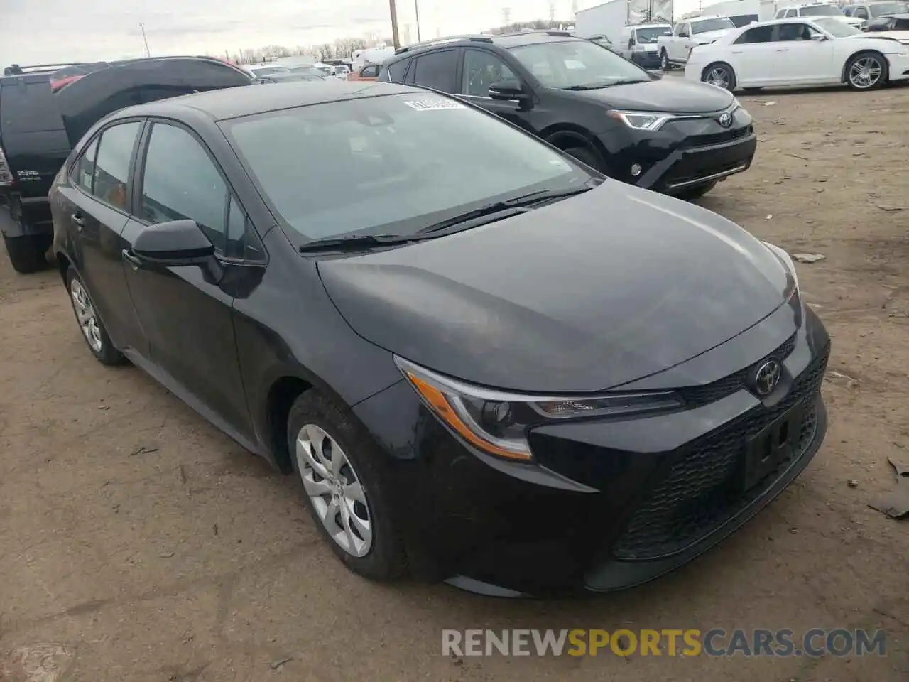 1 Photograph of a damaged car 5YFEPMAE8NP285045 TOYOTA COROLLA 2022