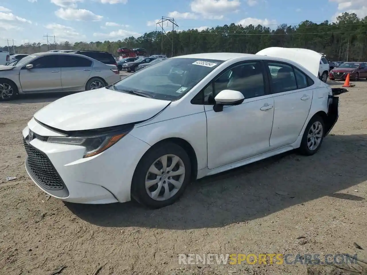 1 Photograph of a damaged car 5YFEPMAE8NP285272 TOYOTA COROLLA 2022