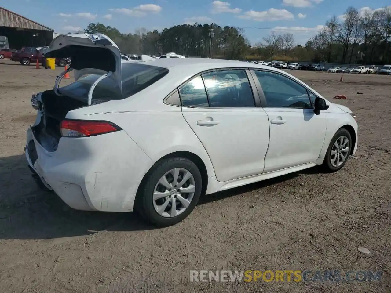 3 Photograph of a damaged car 5YFEPMAE8NP285272 TOYOTA COROLLA 2022