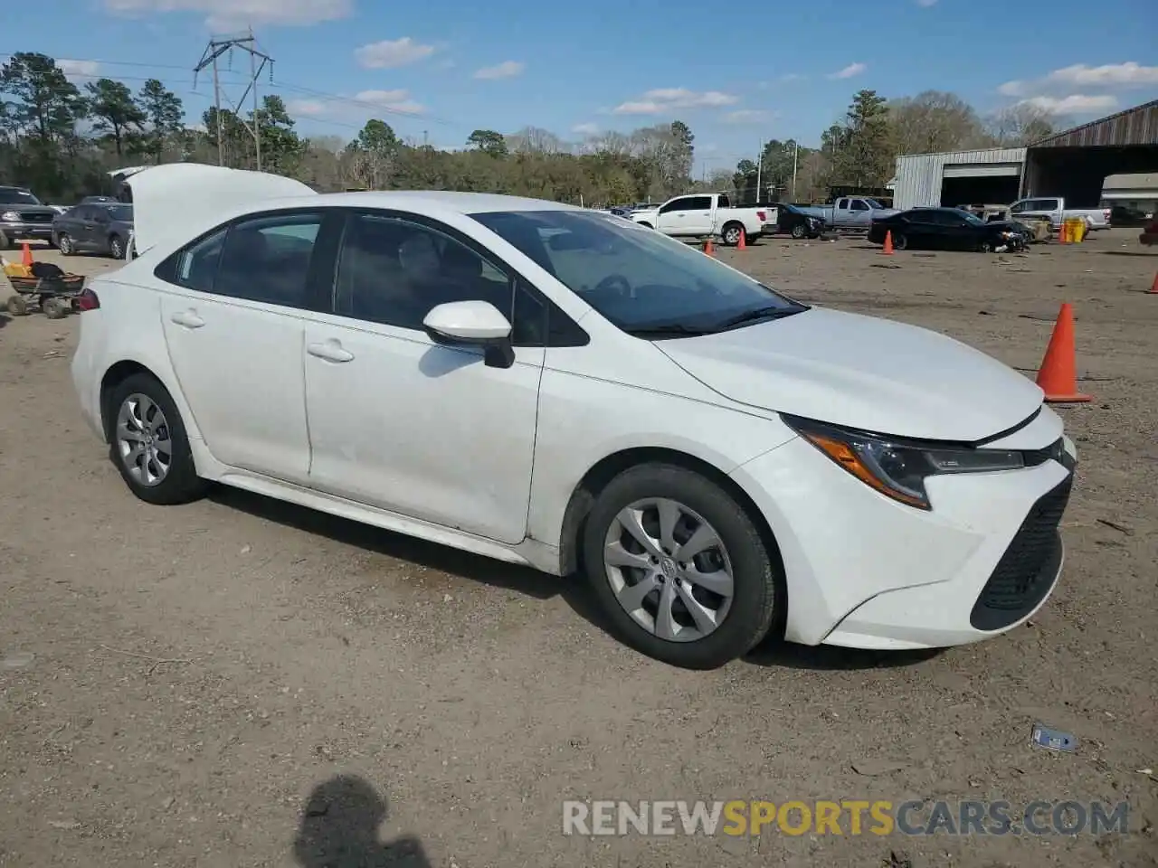 4 Photograph of a damaged car 5YFEPMAE8NP285272 TOYOTA COROLLA 2022