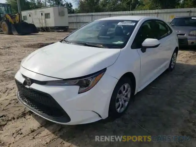 2 Photograph of a damaged car 5YFEPMAE8NP302474 TOYOTA COROLLA 2022