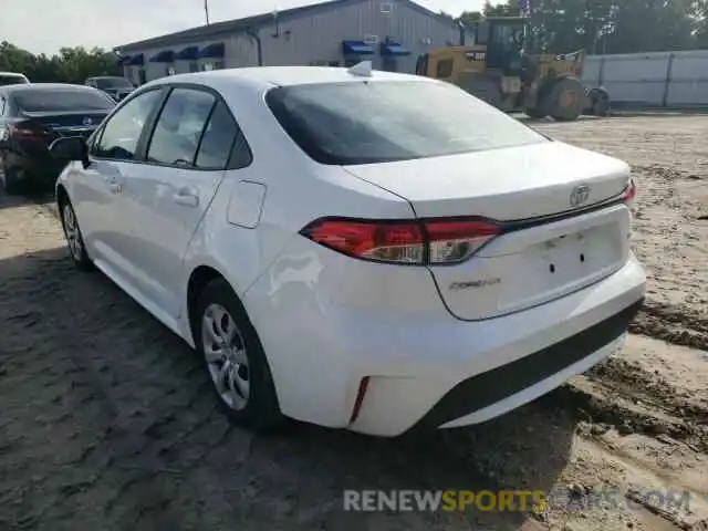 3 Photograph of a damaged car 5YFEPMAE8NP302474 TOYOTA COROLLA 2022