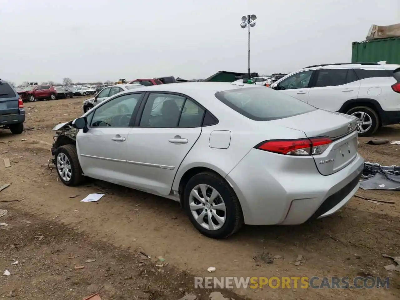 2 Photograph of a damaged car 5YFEPMAE8NP302524 TOYOTA COROLLA 2022