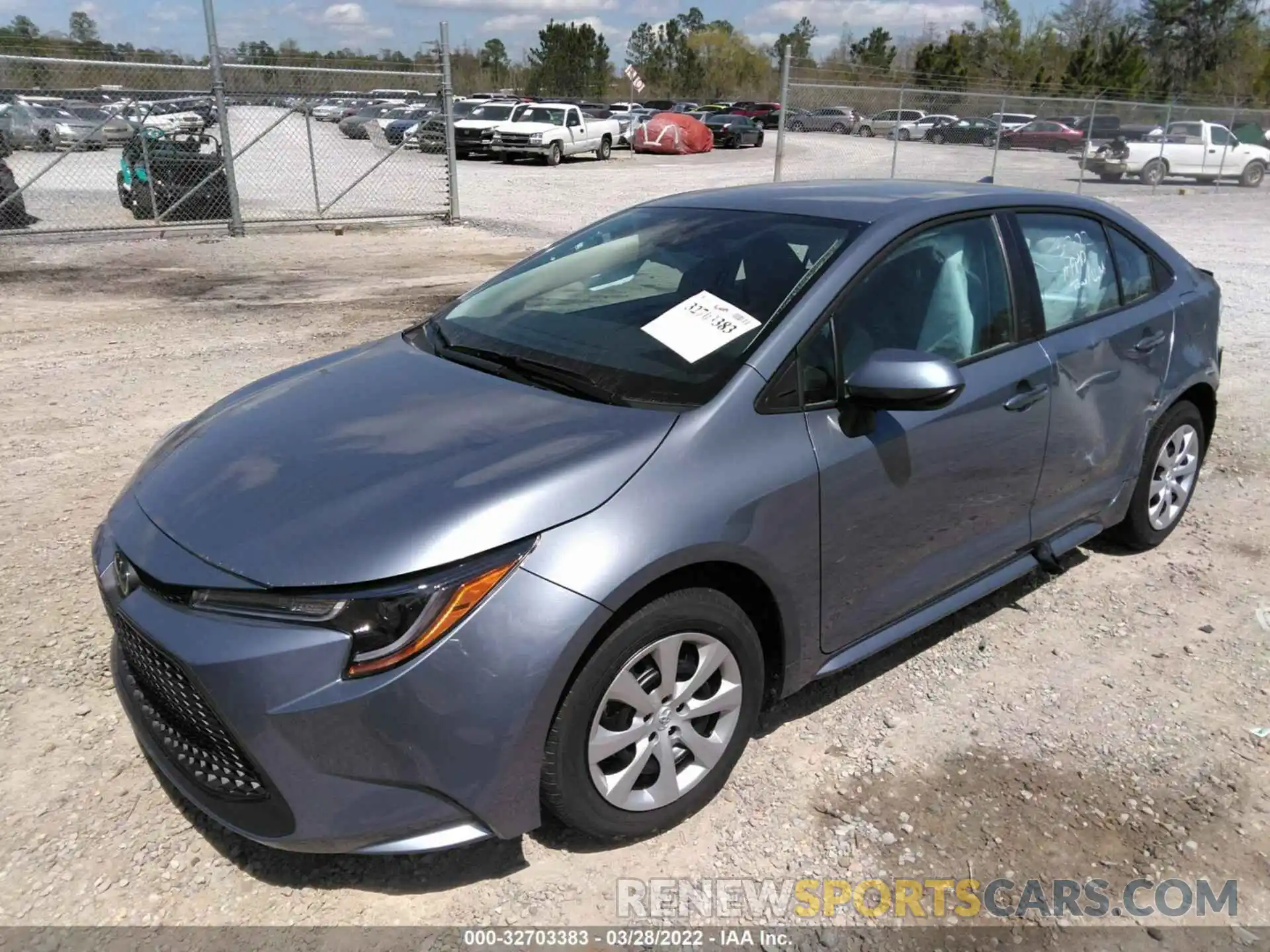 2 Photograph of a damaged car 5YFEPMAE8NP306945 TOYOTA COROLLA 2022