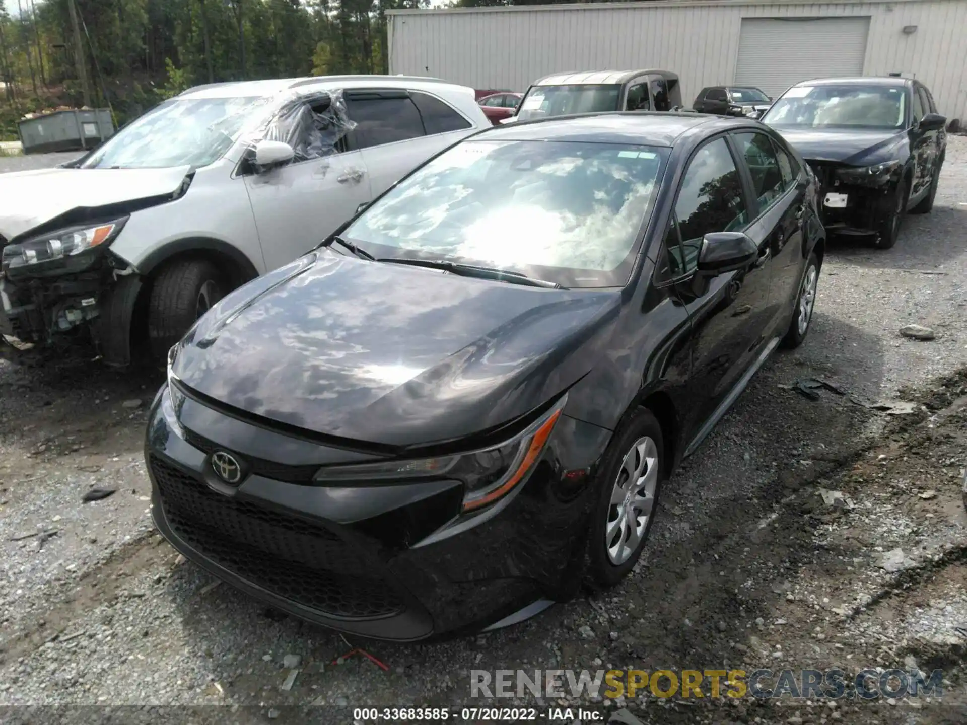 2 Photograph of a damaged car 5YFEPMAE8NP316570 TOYOTA COROLLA 2022