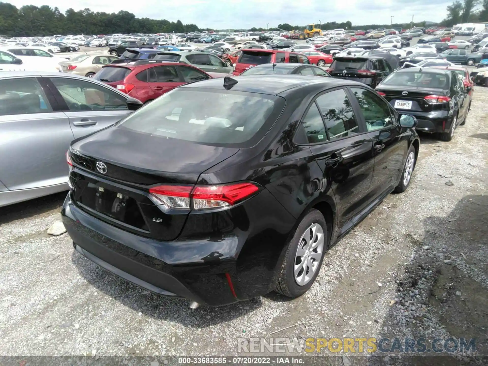 4 Photograph of a damaged car 5YFEPMAE8NP316570 TOYOTA COROLLA 2022