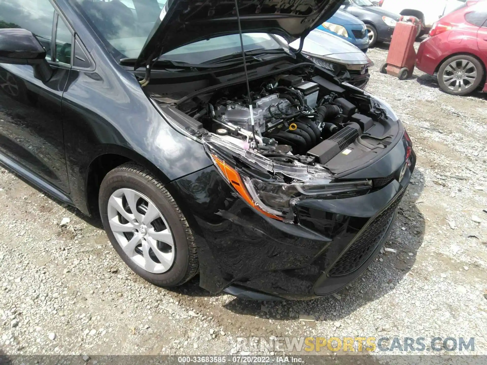 6 Photograph of a damaged car 5YFEPMAE8NP316570 TOYOTA COROLLA 2022