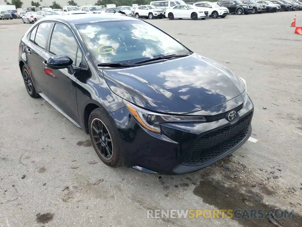 1 Photograph of a damaged car 5YFEPMAE8NP320683 TOYOTA COROLLA 2022