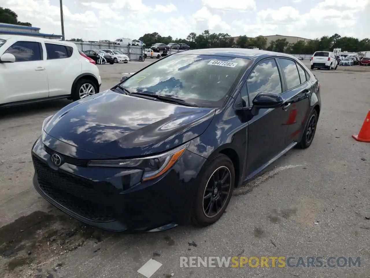 2 Photograph of a damaged car 5YFEPMAE8NP320683 TOYOTA COROLLA 2022