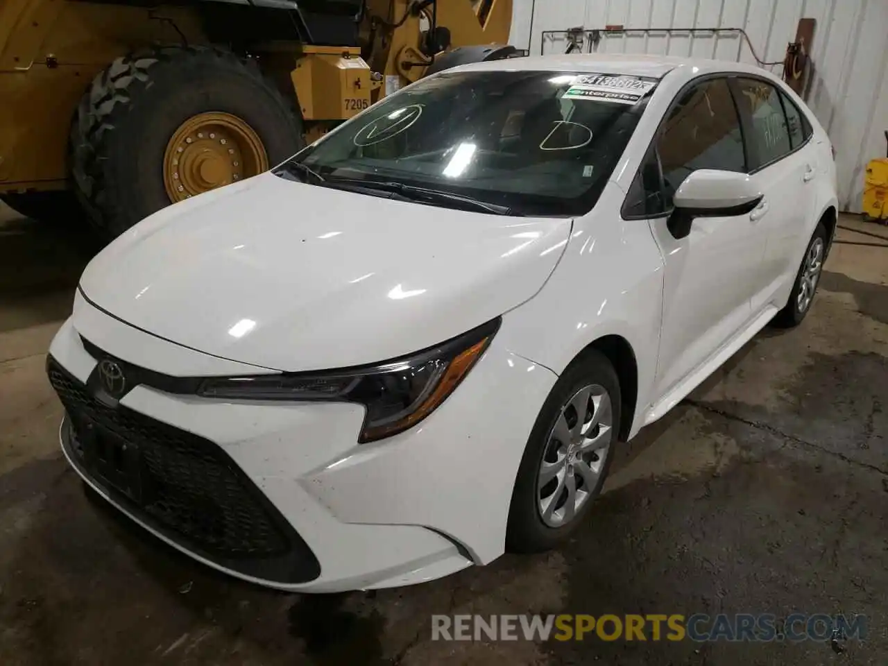 2 Photograph of a damaged car 5YFEPMAE8NP322188 TOYOTA COROLLA 2022