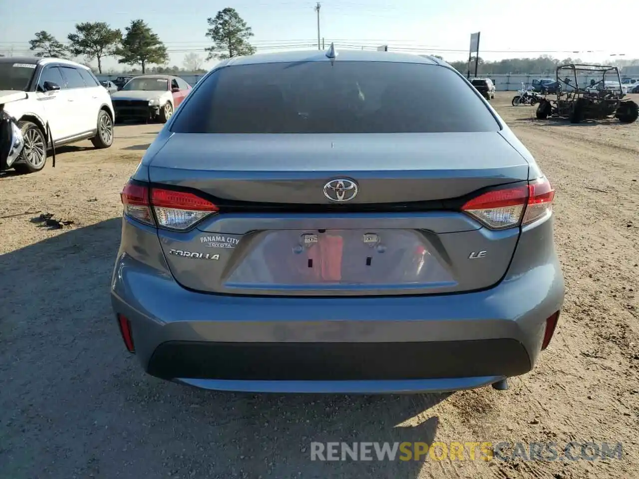 6 Photograph of a damaged car 5YFEPMAE8NP328220 TOYOTA COROLLA 2022