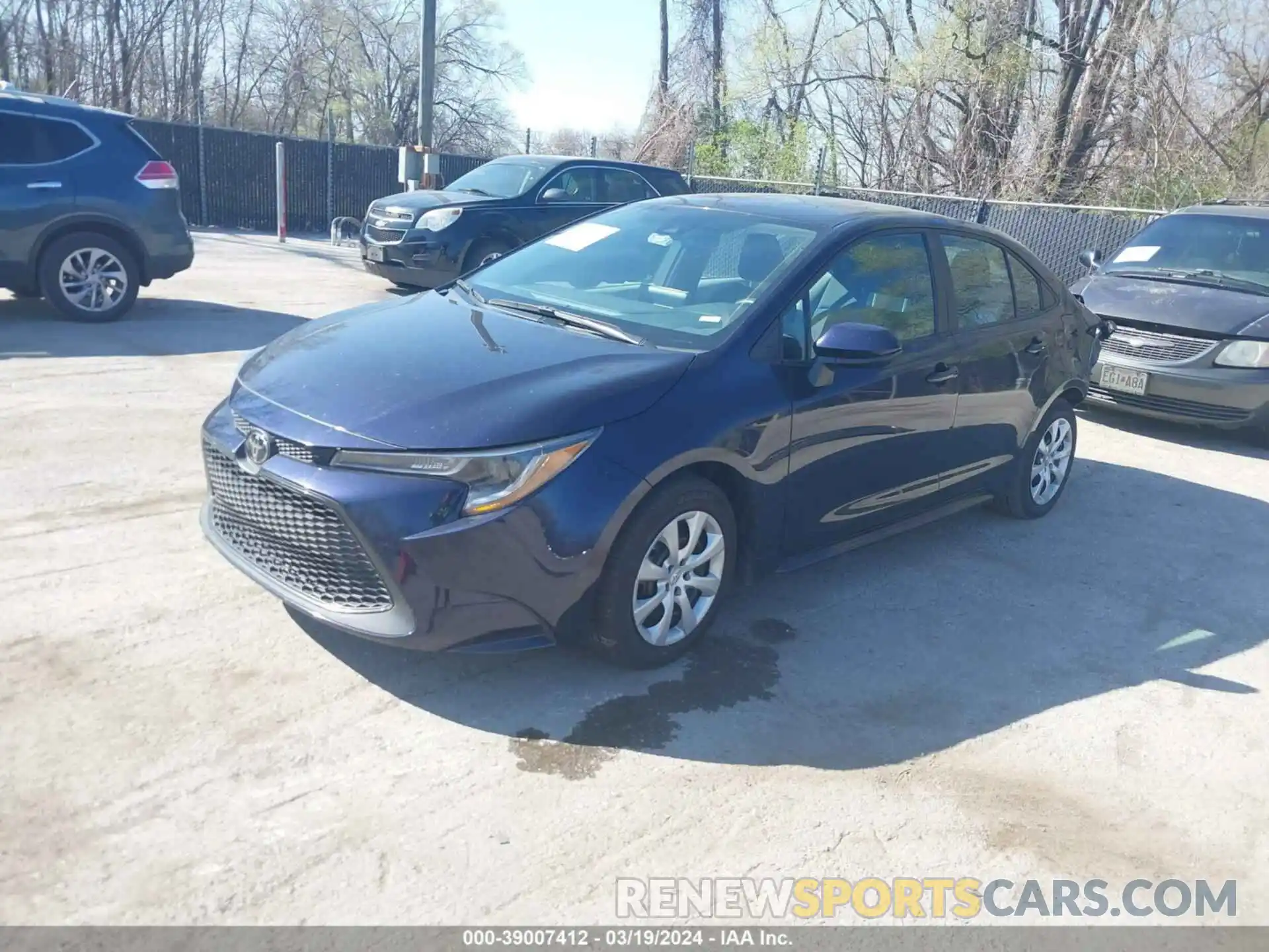 2 Photograph of a damaged car 5YFEPMAE8NP329870 TOYOTA COROLLA 2022