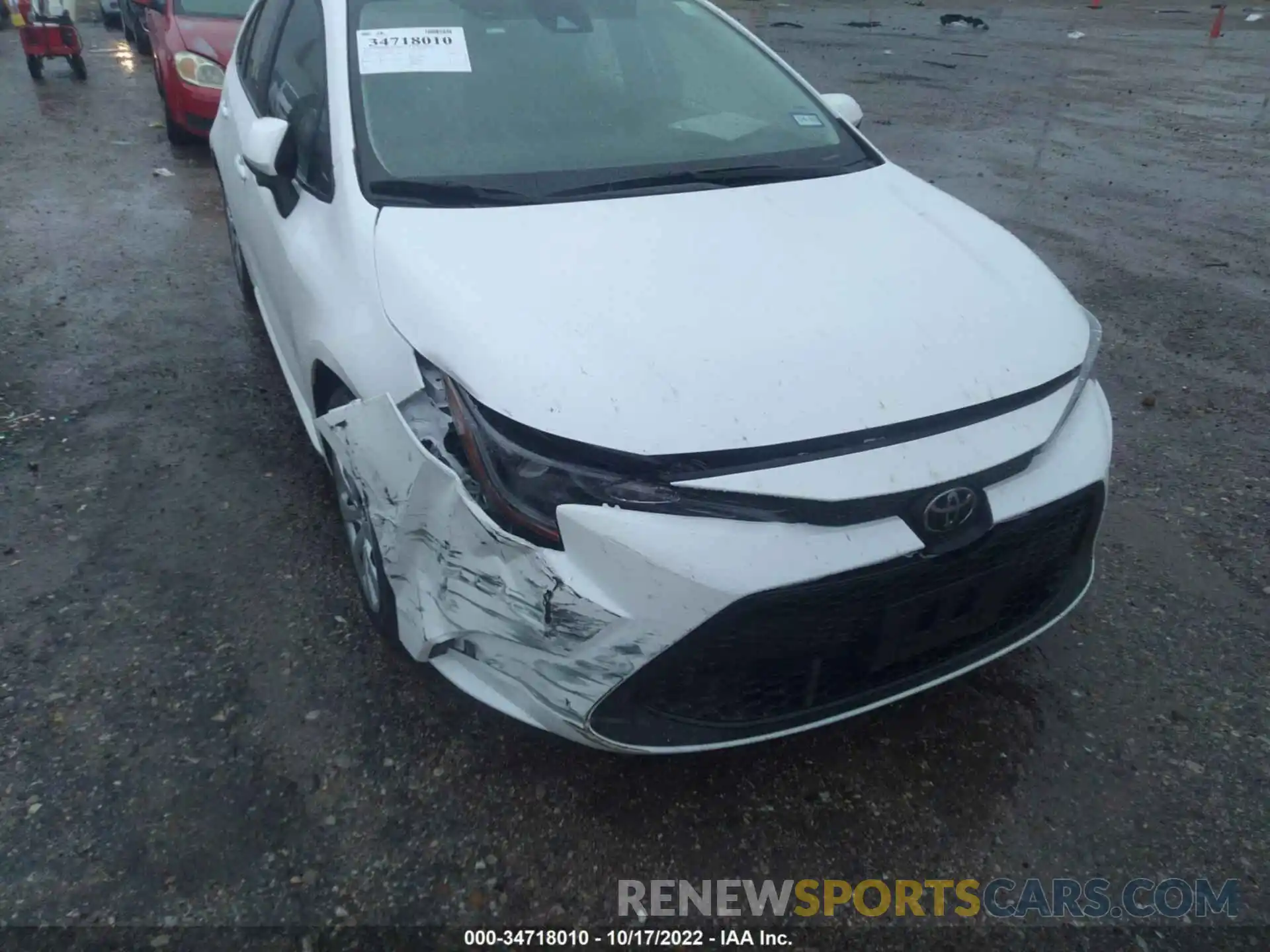 6 Photograph of a damaged car 5YFEPMAE8NP331098 TOYOTA COROLLA 2022