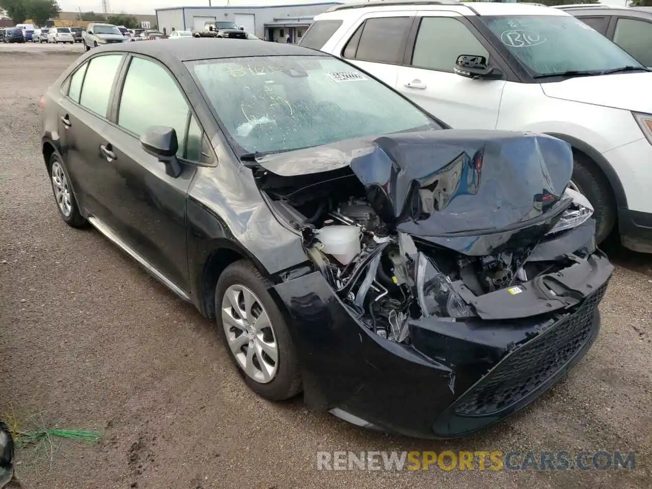 1 Photograph of a damaged car 5YFEPMAE9NP273163 TOYOTA COROLLA 2022