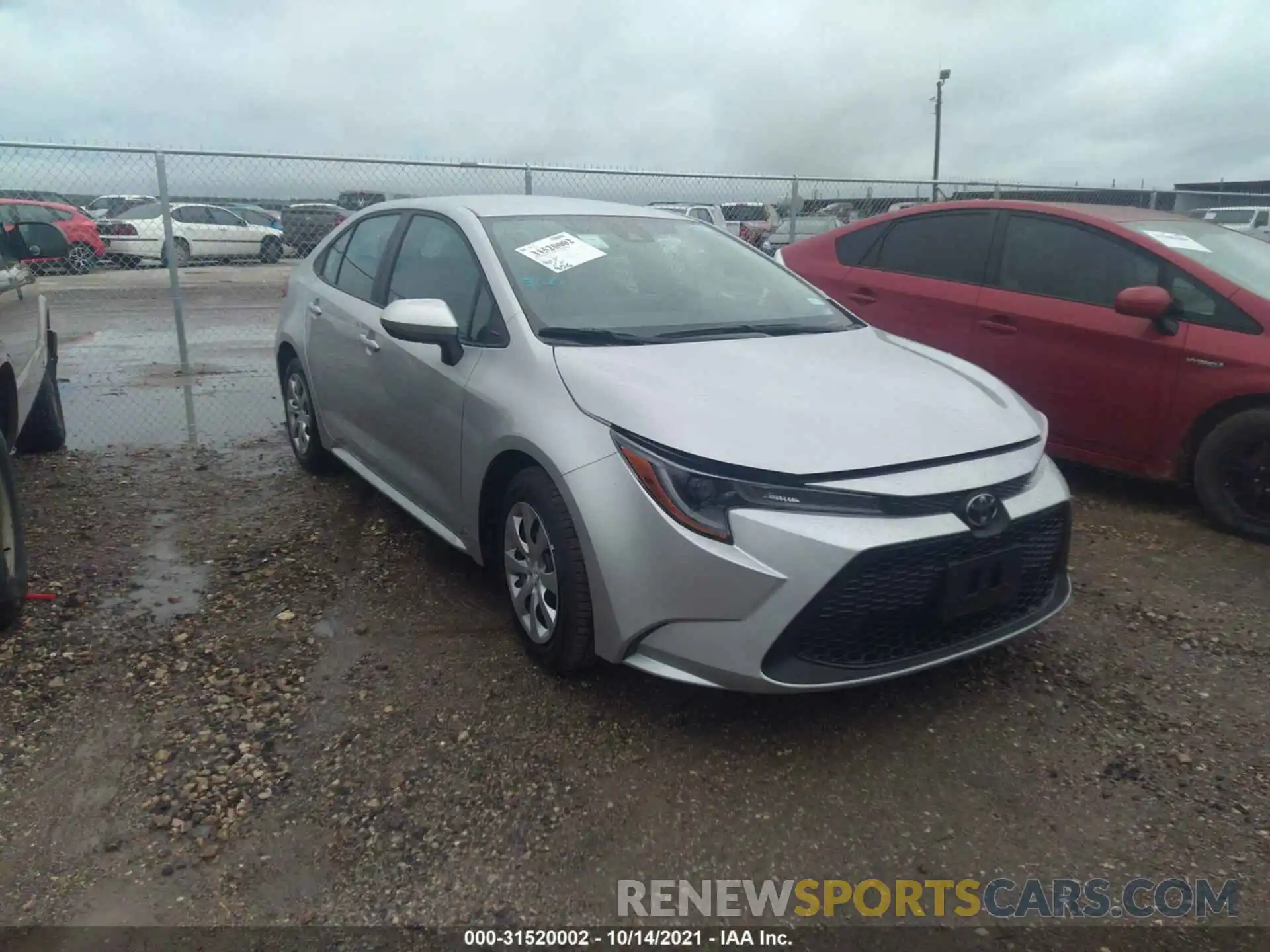 1 Photograph of a damaged car 5YFEPMAE9NP275799 TOYOTA COROLLA 2022