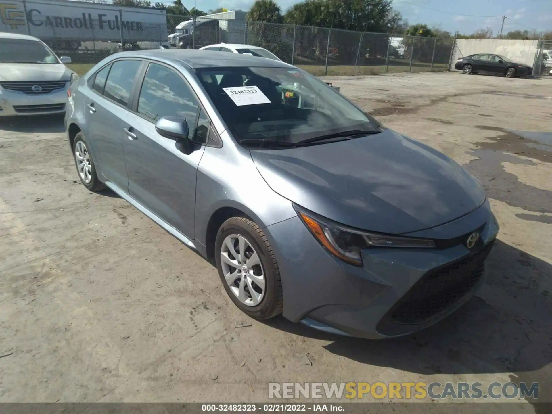 1 Photograph of a damaged car 5YFEPMAE9NP280002 TOYOTA COROLLA 2022