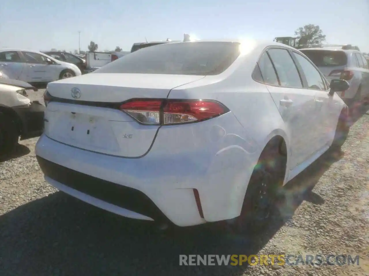 4 Photograph of a damaged car 5YFEPMAE9NP280517 TOYOTA COROLLA 2022