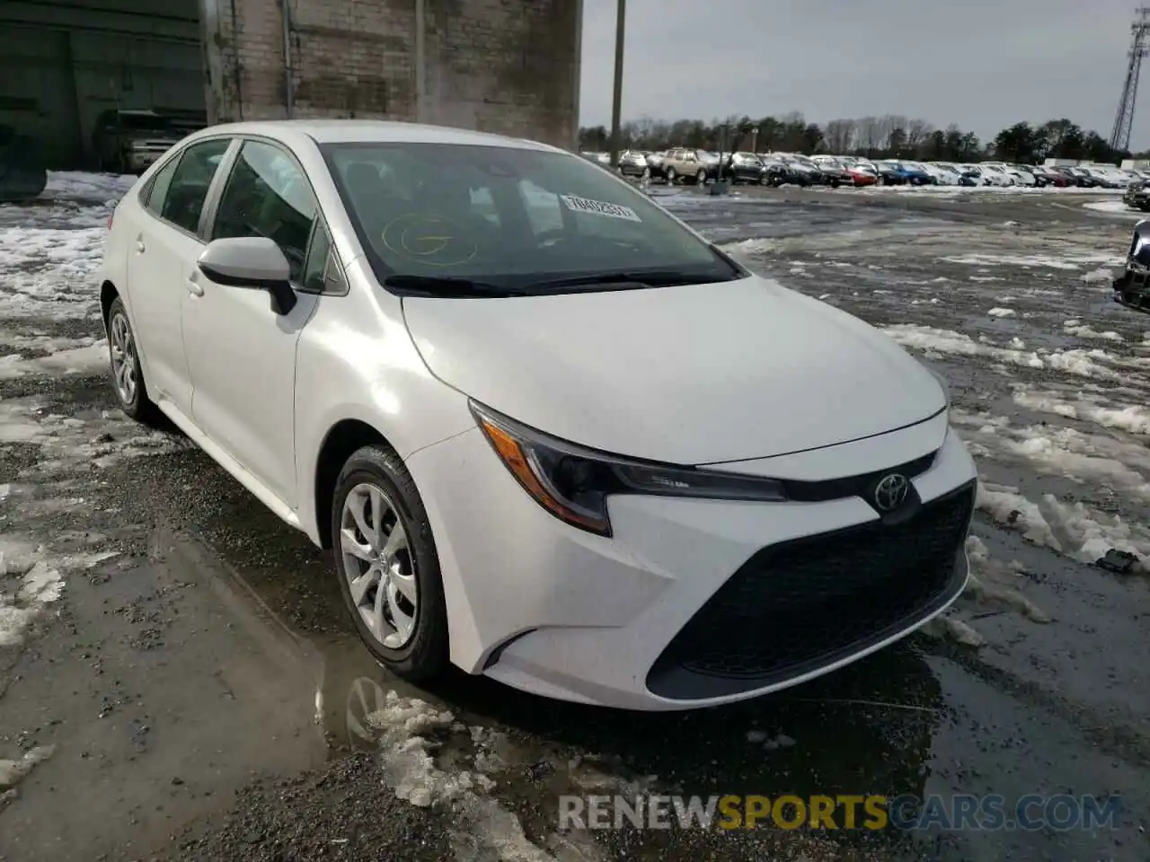 1 Photograph of a damaged car 5YFEPMAE9NP282249 TOYOTA COROLLA 2022